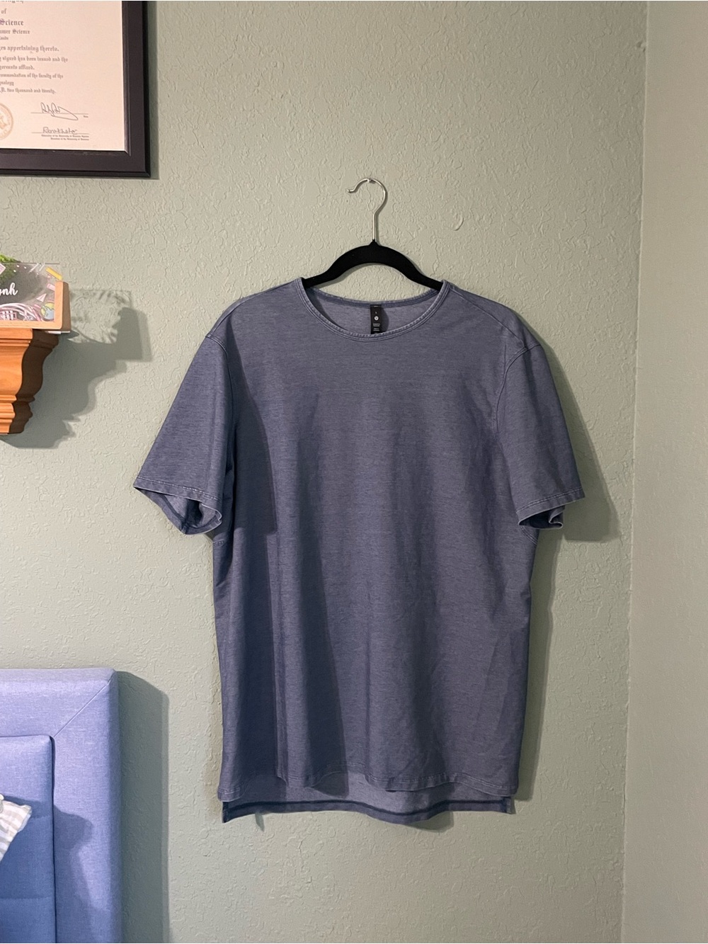 Men’s Lululemon Commission Short Sleeve T Shirt Size Large Blue